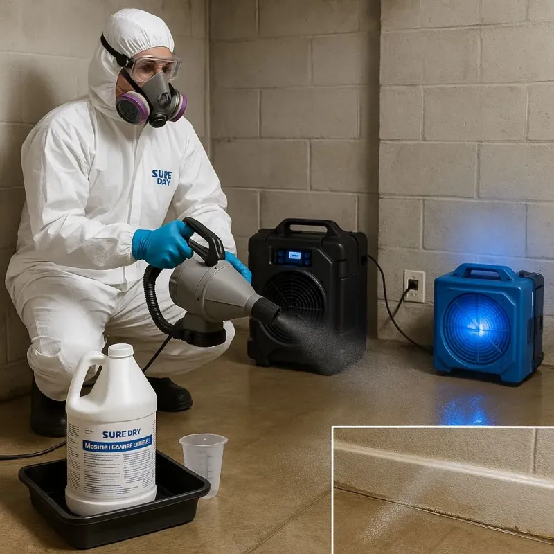 Sanitization and Odor Removal process in Bellevue, WI