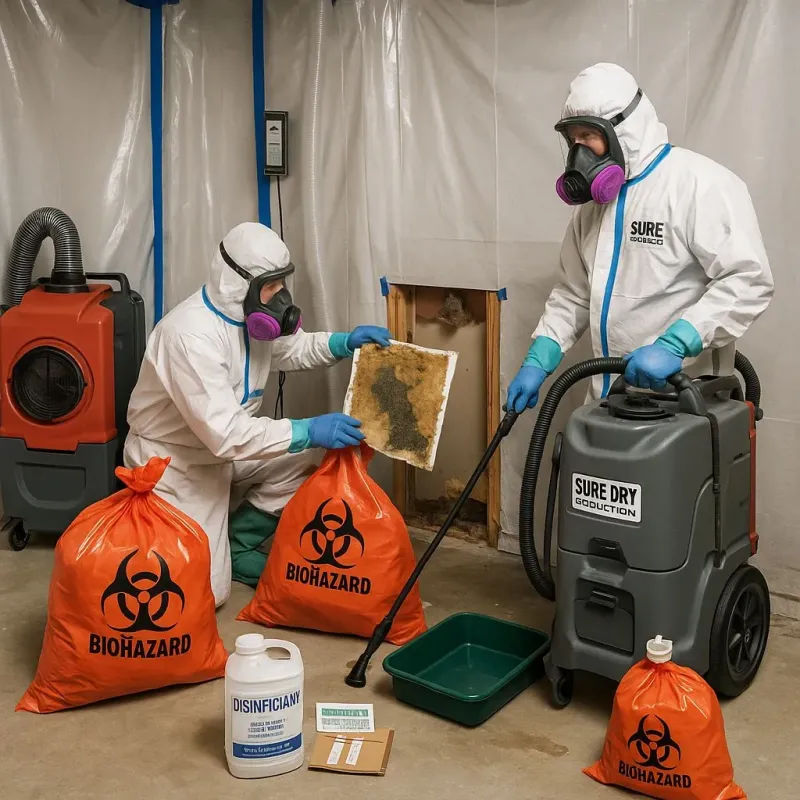 Contaminated Water Handling Protocols process in Bellevue, WI